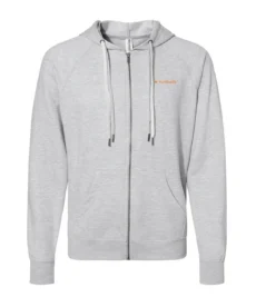 Lightweight Full-Zip Hooded Sweatshirt - Vertilocity