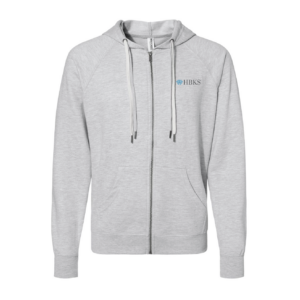 Lightweight Full-Zip Hooded Sweatshirt - HBKS