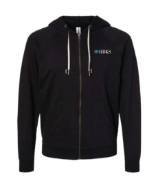 Lightweight Full-Zip Hooded Sweatshirt - HBKS