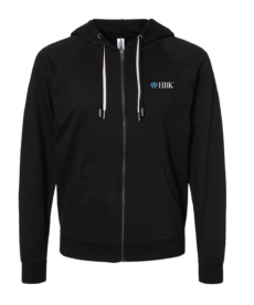 Lightweight Full-Zip Hooded Sweatshirt - HBK