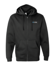 Midweight Full-Zip Hooded Sweatshirt - HBK