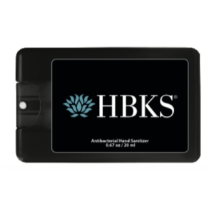 Credit Card Style Antibacterial Hand Sanitizer Spray-HBKS