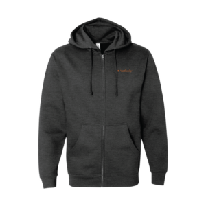 Midweight Full-Zip Hooded Sweatshirt - Vertilocity