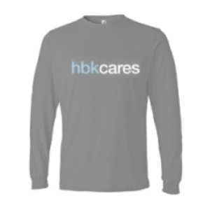 Men's Long Sleeve 100% Cotton Ring Spun T-shirt-HBK