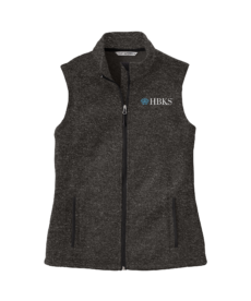 Women's Sweater Fleece Vest-HBKS