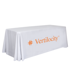 6' Standard Table Throw White - Vertilocity