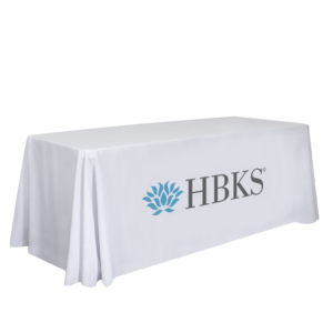 6' Stanadard Table Throw White-HBKS