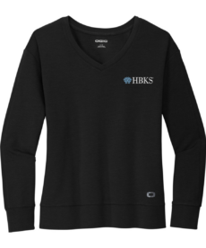 Women's OGIO Long Sleeve V-Neck - HBKS - Image 4