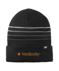 Striped Cuffed Beanie - Vertilocity