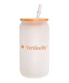 16oz Matte Glass Tumbler w/ Straw - Vertilocity
